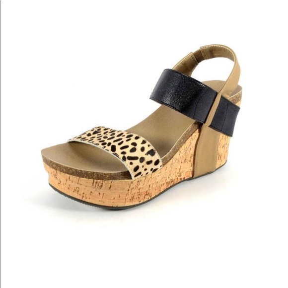 corkys wedge sneakers